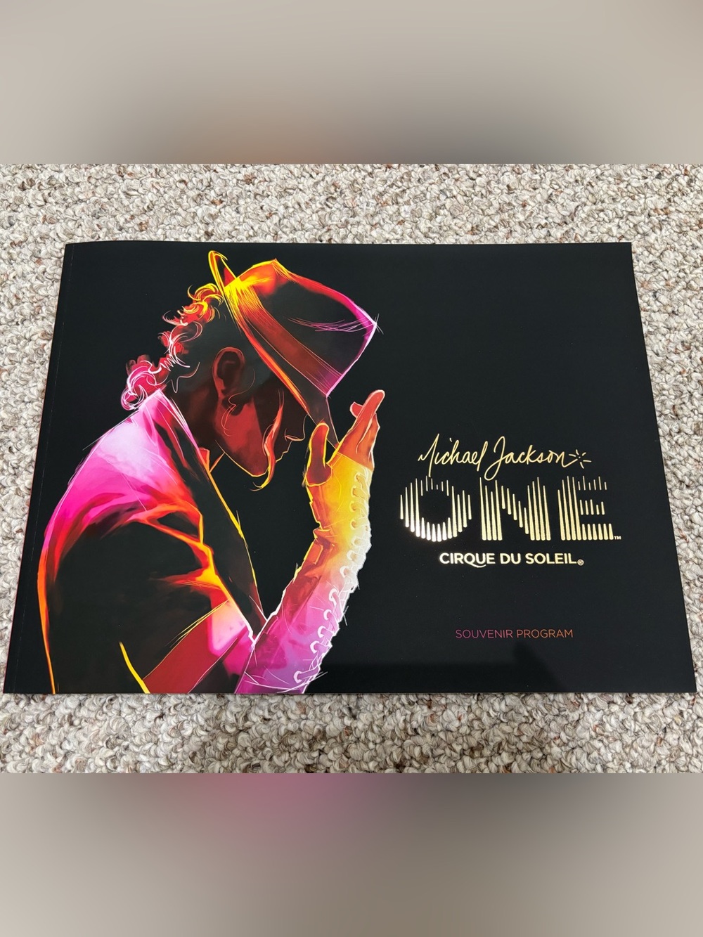 Michael Jackson ONE Souvenir Program - Cirque du Soleil
